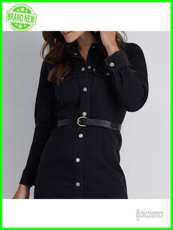 Leather Adjustable Perforated Skinny Belt with Harness Buckle main image 4
